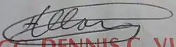 Dennis Villarojo's signature