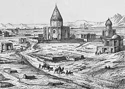 An illustration of the mausoleum by Pascal Coste, 1840