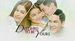 Images of Maine Mendoza and Alden Richards. The series title is displayed on the lower part of the image.