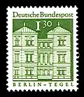 1969 Deutsche Bundespost stamp from the 1200 Years of German Buildings series