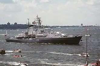 Deutschland (A59) in New York City harbor