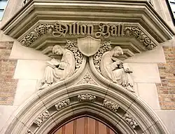 Dillon Hall's main entrance