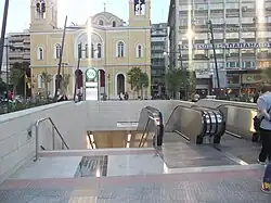 Entrance at Venizelou Sq.