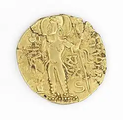 A coin of Samudragupta