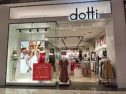 Dotti store in Westfield Carousel