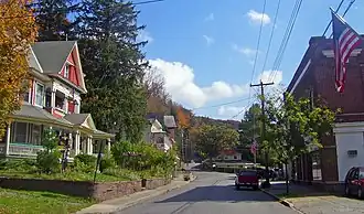 Main Street and Halcott Road downtown
