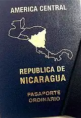 Nicaraguan passport