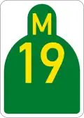 Metropolitan route M19 shield