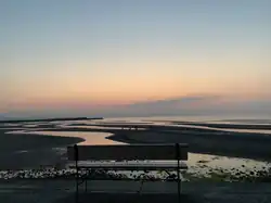 Dusk at the Matama Coast tidal flats