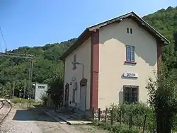 Džep rail station in 2016