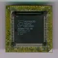 A scan of an AMD Am386™DX-40 mounted on a PGA adapter
