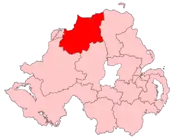 A fairly large constituency, located in the north of the country.