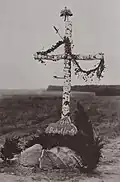 German World War I war grave on the eastern front.