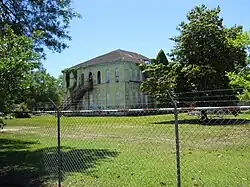 Northeast elevation in 2017