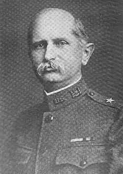 Black and white head and neck photo of Eben Eveleth Winslow, facing front, looking slightly left