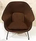 Womb lounge chair by Eero Saarinen (1947–1948)