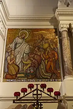 "Christ with children" Mosaic by Freres Maumejean (1938)