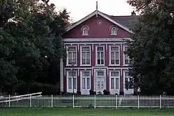 Koningshoef Mansion, built in 1865, reusing parts of a demolished church