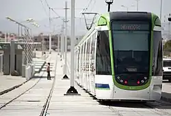 The light rail in Tunis, Tunisia, was the first light rail system in Africa