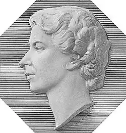 Emanuel Hahn's design for Canadian stamps issued in 1953 for the coronation of Queen Elizabeth II