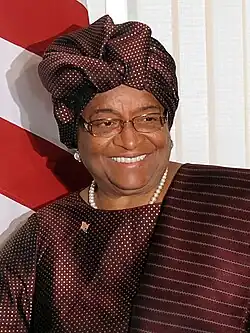 24th President of Liberia and Nobel Peace Prize laureate Ellen Johnson Sirleaf (MPA, 1971)[158]