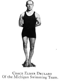 Coach Drulard founded the Michigan swim team in 1920