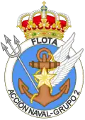 Emblem of the 2nd Group of Naval Action (COMGRUP-2) Naval Action Forces