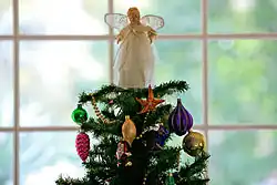 Angel as tree top decoration