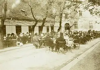 Engebret Cafè at the early 20th century