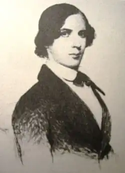 Engraving of F.G. Tuckerman as a young man