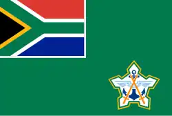 The South African Defence Force Ensign from 1994 to 2003