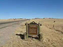 Entering Vaughn from the west