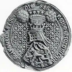 Seal of King Erik Magnusson