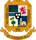 Coat of arms of El Carmen, Nuevo León