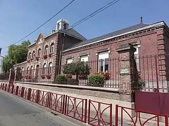 The town hall of Estrées