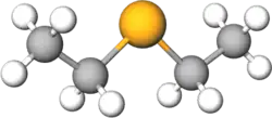 3D model of Diethyl selenide