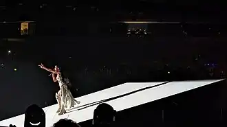 Brunette performing "Future Lover" in Liverpool (2023)