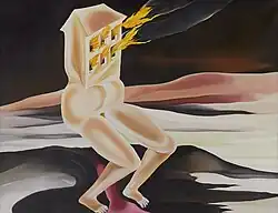 The Tenth House, 1980, oil, 151x116cm