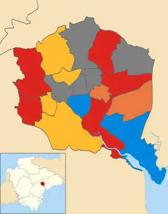 2003 results map