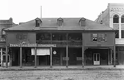 The Lugo Adobe when it housed the Pekin Curio Store  1909