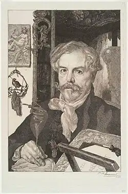 Portrait of Edmond de Goncourt, 1882
