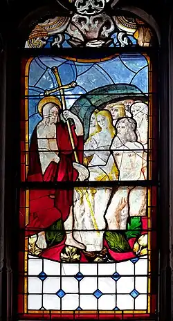 "Christ and St. Roch, St. Catherine (16th c.)