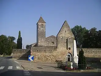 The church in Fargues-sur-Ourbise