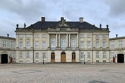 Amalienborg, Copenhagen, Denmark, by Nicolai Eigtved, 1750-1754[200]