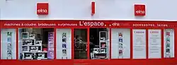 An Elna shop in Nice