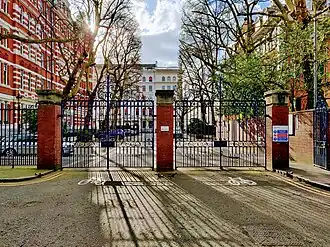 Falmouth Gate looking towards Queen's Gate