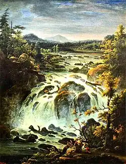 Imatra Falls in Finland[5] (1819)
