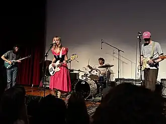 Feeble Little Horse performing at the University of Massachusetts Amherst auditorium in 2025