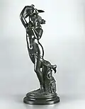 Female with Cupid by Unknown, c. 1870
