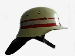 German firefighting helmet